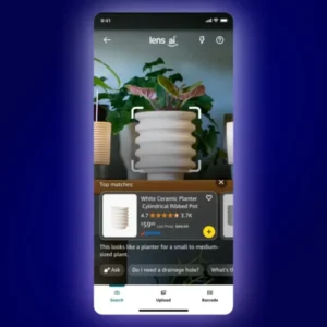آمازون از ابزار هوش مصنوعی Lens Live برای کمک به خریداران رونمایی کرد