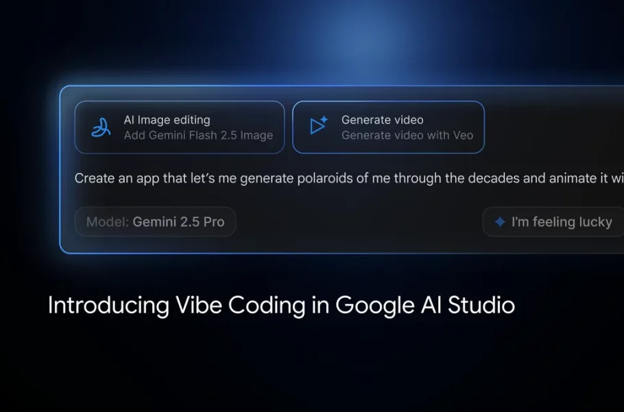 قابلیت Vibe Coding به Google AI Studio آمد؛ بهراحتی ابزار و اپ هوش مصنوعی بسازید قابلیت Vibe Coding به Google AI Studio آمد؛ بهراحتی ابزار و اپ هوش مصنوعی بسازید