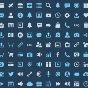 نمونههای آماده پرامپت طراحی آیکون برای ساخت مجموعه آیکون یکدست نمونههای آماده پرامپت طراحی آیکون برای ساخت مجموعه آیکون یکدست