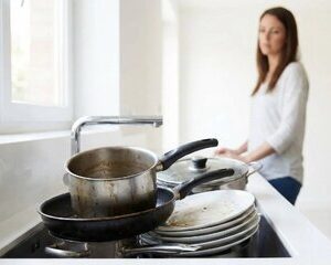 چرا نباید ظروف کثیف را شب تا صبح در سینک رها کنید؟