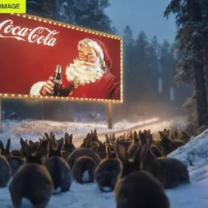 کوکاکولا دوباره با هوش مصنوعی مولد برای کریسمس تبلیغ ساخت [تماشا کنید]
