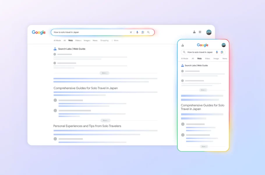 گوگل با Web Guide متحول میشود؛ دستهبندی لینکها با کمک هوش مصنوعی گوگل با Web Guide متحول میشود؛ دستهبندی لینکها با کمک هوش مصنوعی