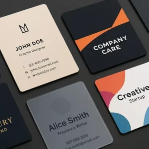 ۸ نمونه پرامپت برای طراحی کارت ویزیت با هوش مصنوعی ۸ نمونه پرامپت برای طراحی کارت ویزیت با هوش مصنوعی