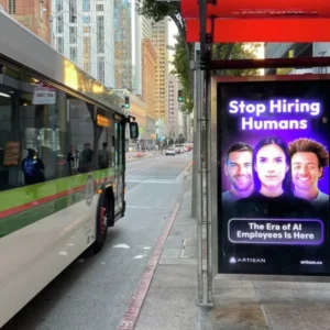 تبلیغ «استخدام انسانها را متوقف کنید» از یک استارتاپ هوش مصنوعی جنجالبرانگیز شد تبلیغ «استخدام انسانها را متوقف کنید» از یک استارتاپ هوش مصنوعی جنجالبرانگیز شد