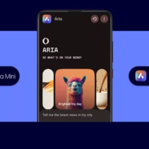 دستیار هوش مصنوعی Aria به مرورگر سبک Opera Mini اضافه شد