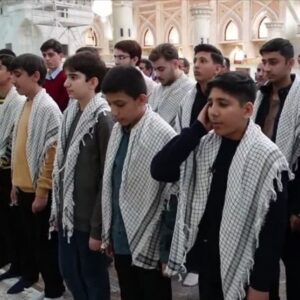 تجدید میثاق تیم ملی قاریان نوجوان با امام خمینی(ره)