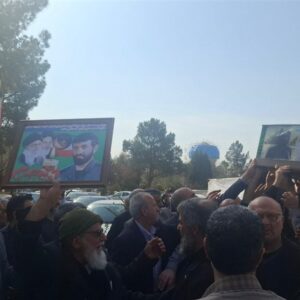 مراسم تشییع پیکرمادر شهید حاج احمد متوسلیان برگزار شد