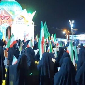 اجتماع شبانه مردمی در گناوه