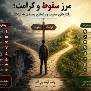 اینفوگرافیِ کرامت| رفتارهای مخرب و راه‌های رسیدن به عزت
