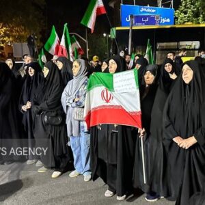 تجمع مردمی در محکومیت جنایات رژیم تروریستی آمریکائی صهیونیستی