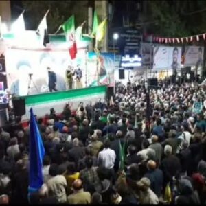 تصاویر هوایی از اجتماع پرشور خرم‌آبادی‌ها