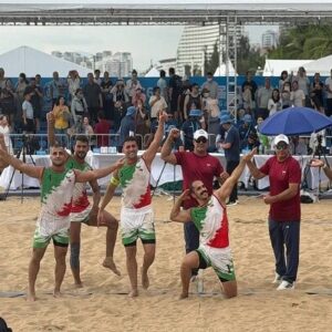 تیم ملی کبدی ایران برابر بنگلادش پیروز شد