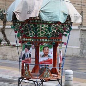 حجله‌های نورانی به یاد رهبر شهید انقلاب و کودکان میناب