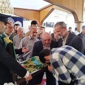 حضور کاروان «زیر سایه خورشید» در حرم مطهر شهدای آستانه اشرفیه