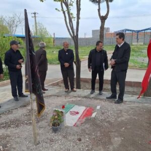 ساماندهی گلزار شهدای باغ‌معروف بادستور مدیرکل بنیادشهید آذربایجان‌شرقی