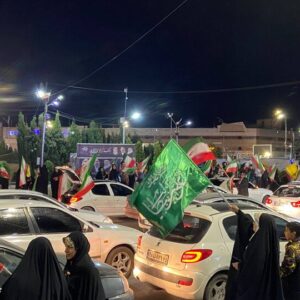 شب زنده داری مردم کرمان برای مقاومت ملی در خیابان‌ها