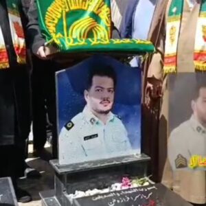 شمیم عطر رضوی در گلزار شهدای قروه