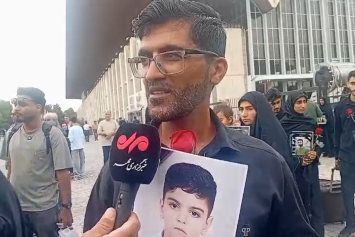 شهادت پسرم به دلم آرامش داد