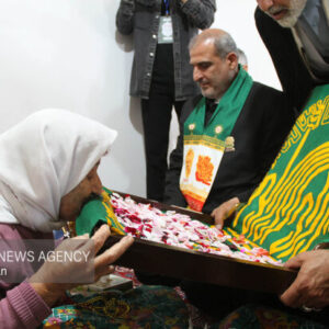 پرچم رضوی میهمان قهرمانان وطن در آستارا