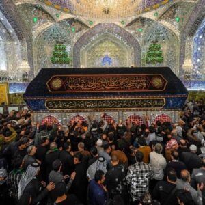 تشرف خانواده شهدای میناب به حرم امام علی(ع)