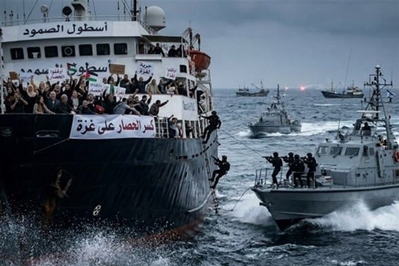 نسلکشی از سربرنیتسا تا غزه؛ «کاروان فلسطین» به نیمهراه رسید کشور فلسطین , رژیم صهیونیستی (اسرائیل) , کاروان صمود , نوار غزه , کرانه باختری ,